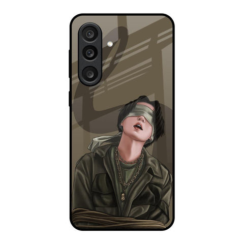 Blind Fold Glass Case for Samsung Galaxy M56 5G