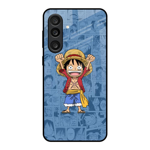 Chubby Anime Glass Case for Samsung Galaxy M56 5G