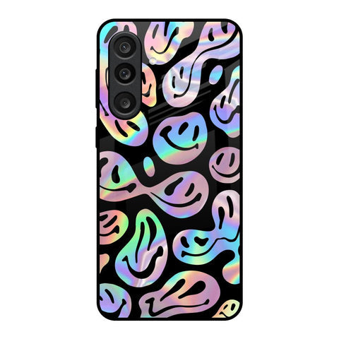 Acid Smile Glass Case for Samsung Galaxy M56 5G