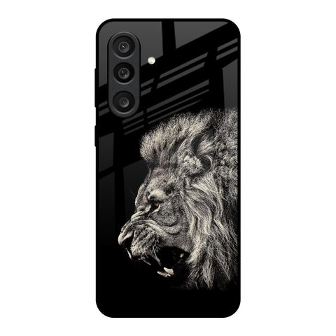 Brave Lion Glass Case for Samsung Galaxy M56 5G