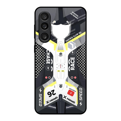 Car Enthusiast Glass Case for Samsung Galaxy M56 5G