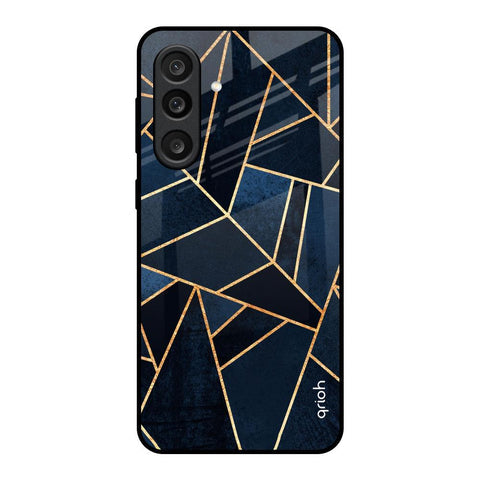 Abstract Tiles Glass Case for Samsung Galaxy M56 5G