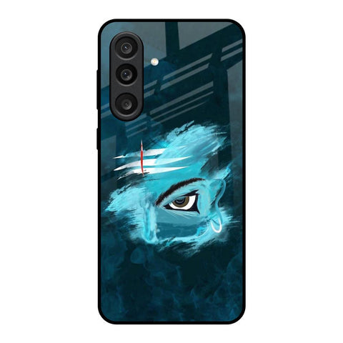 Power Of Trinetra Glass Case For Samsung Galaxy M56 5G