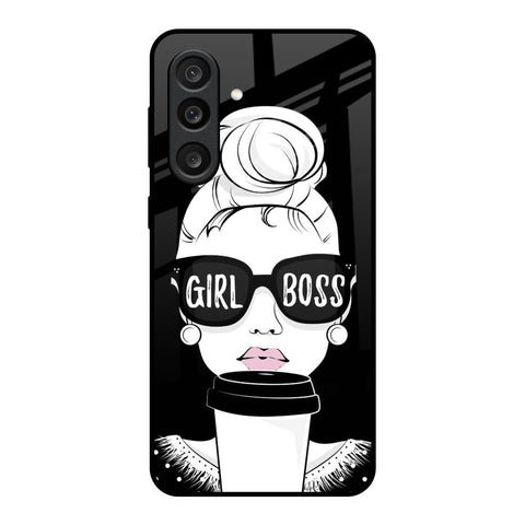 Girl Boss Glass Case For Samsung Galaxy M56 5G