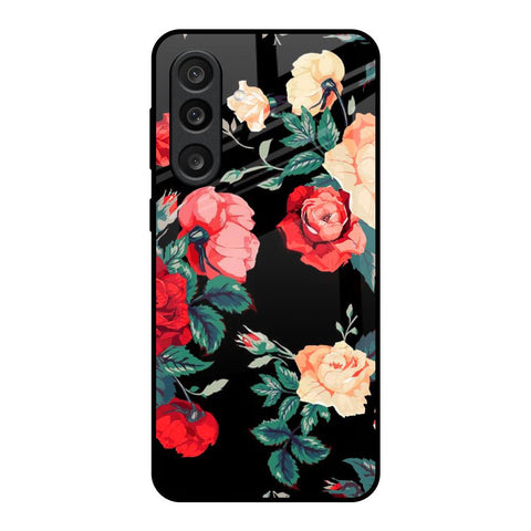 Floral Bunch Glass Case For Samsung Galaxy M56 5G
