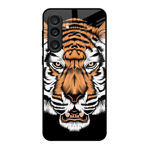 Angry Tiger Glass Case For Samsung Galaxy M56 5G
