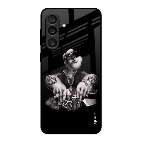 Gambling Problem Glass Case For Samsung Galaxy M56 5G