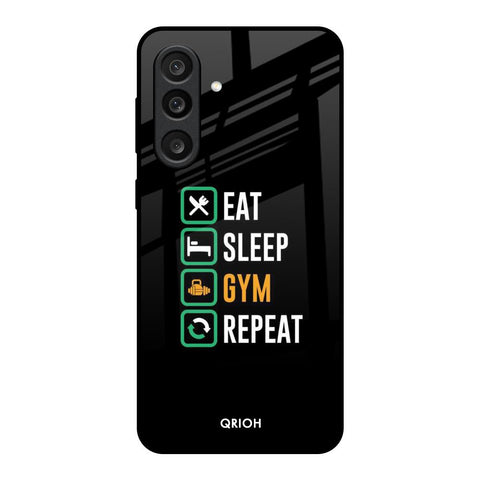 Daily Routine Glass Case for Samsung Galaxy M56 5G