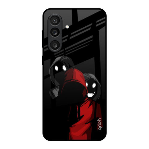Shadow Character Glass Case for Samsung Galaxy M56 5G