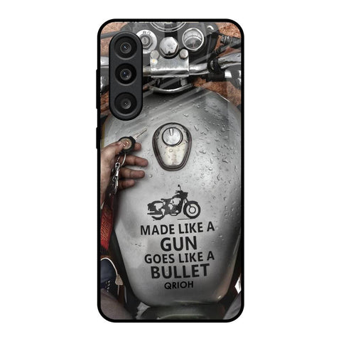 Royal Bike Glass Case for Samsung Galaxy M56 5G