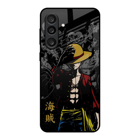 Dark Luffy Glass Case for Samsung Galaxy M56 5G