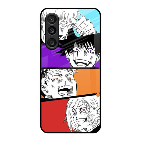 Anime Sketch Glass Case for Samsung Galaxy M56 5G