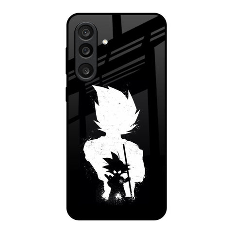 Monochrome Goku Glass Case for Samsung Galaxy M56 5G