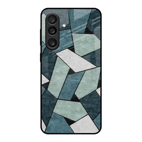 Abstact Tiles Glass Case for Samsung Galaxy M56 5G