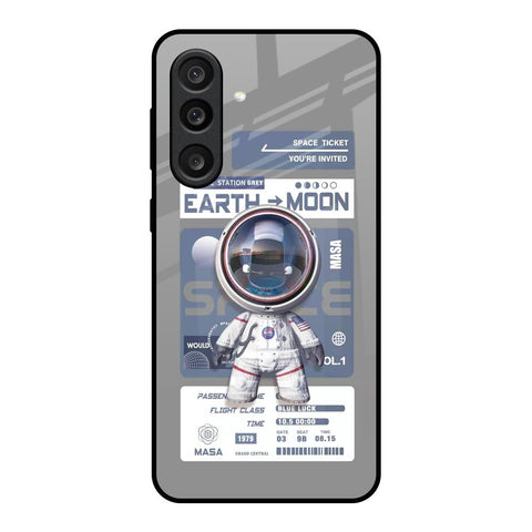 Space Flight Pass Glass Case for Samsung Galaxy M56 5G