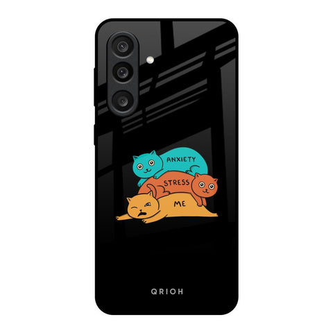 Anxiety Stress Glass Case for Samsung Galaxy M56 5G
