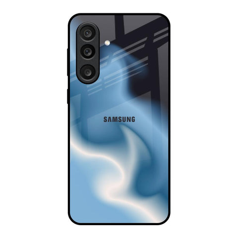 Blue Waves Glass Case for Samsung Galaxy M56 5G