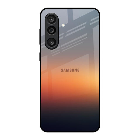 Aesthetic Orange Glass Case for Samsung Galaxy M56 5G