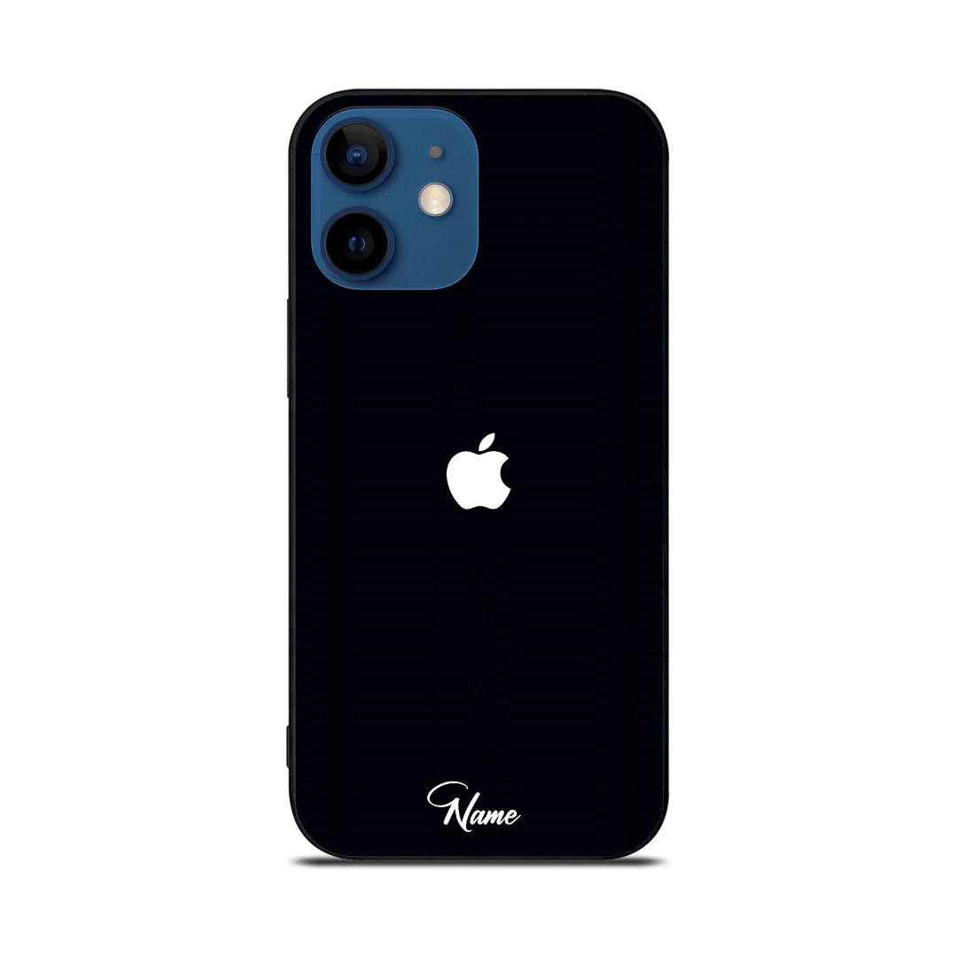 Custom Name Design Premium Glass Case For All iPhone Models