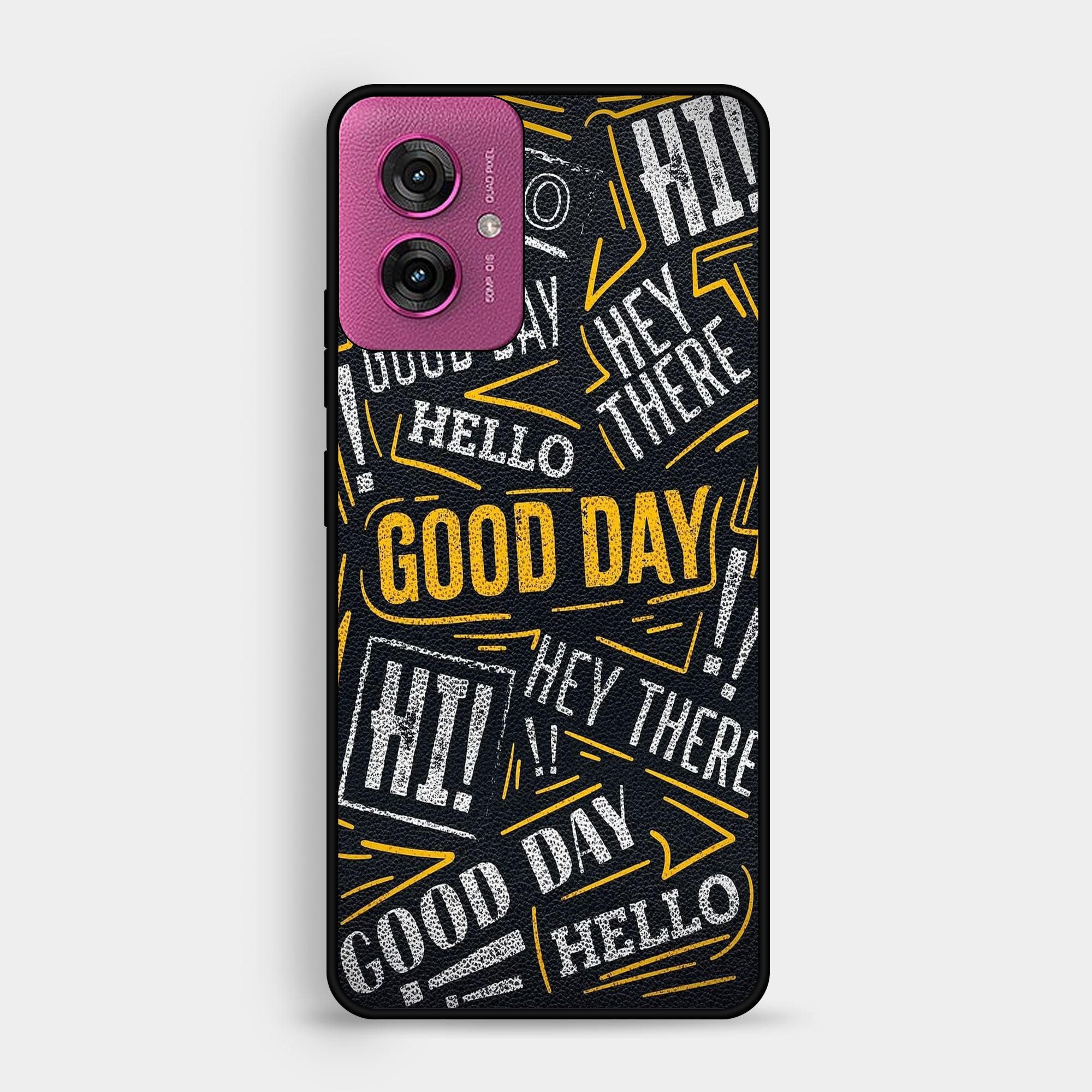 Motorola G55 - A Poster With The Words - Premium Glossy Phone Case