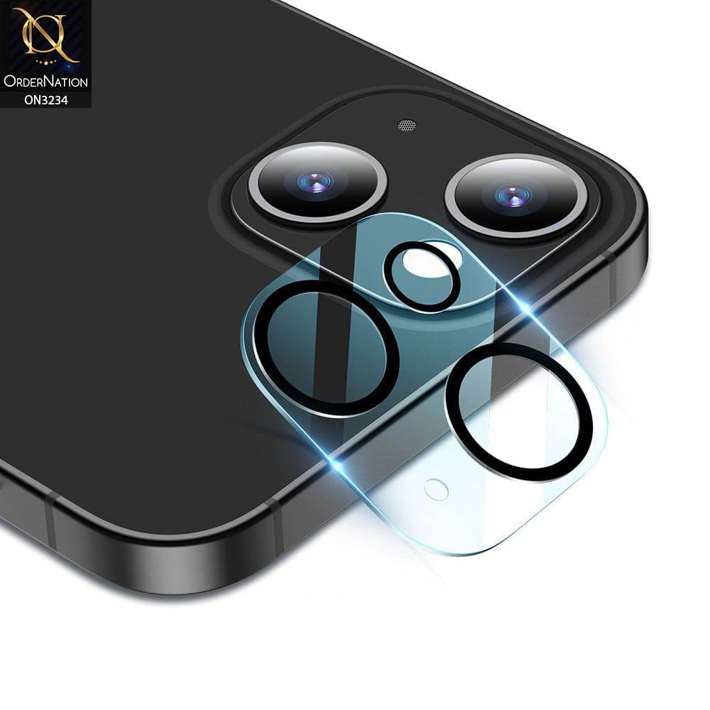 iPhone 13 Camera Protector - Black - 3D Film 9H Glass Camera Lens Protector Shield - Futurestore.pk