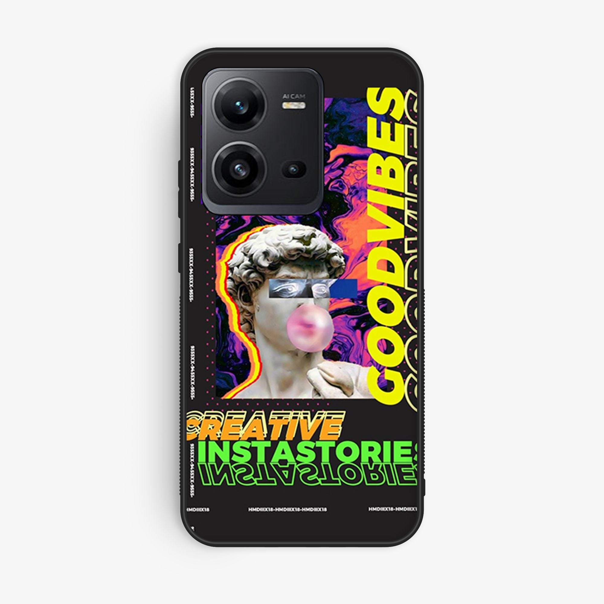 Vivo V25 Design 075 Premium Glossy Phone Case