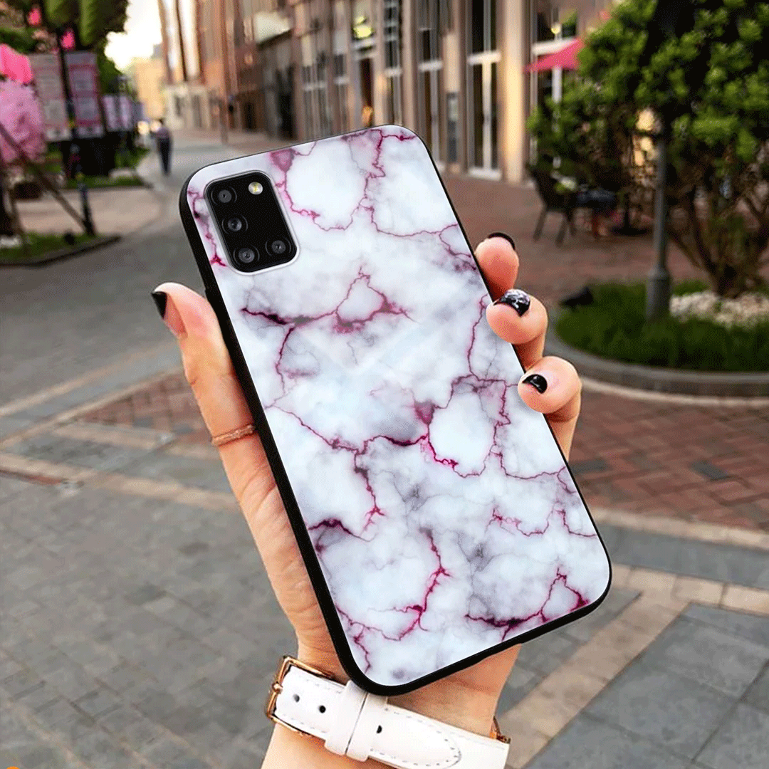 White Marble Trending Designs Premium Glass Case All Models