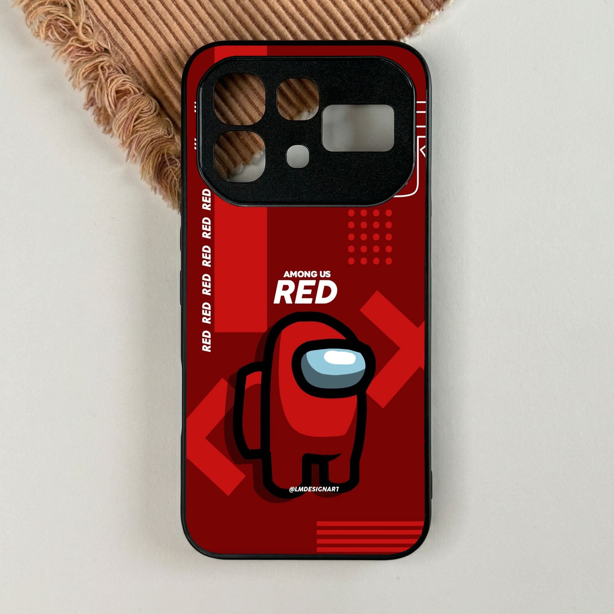 Infinix Note 60 A Red Robot With Background Case and Covers - Buy in ...