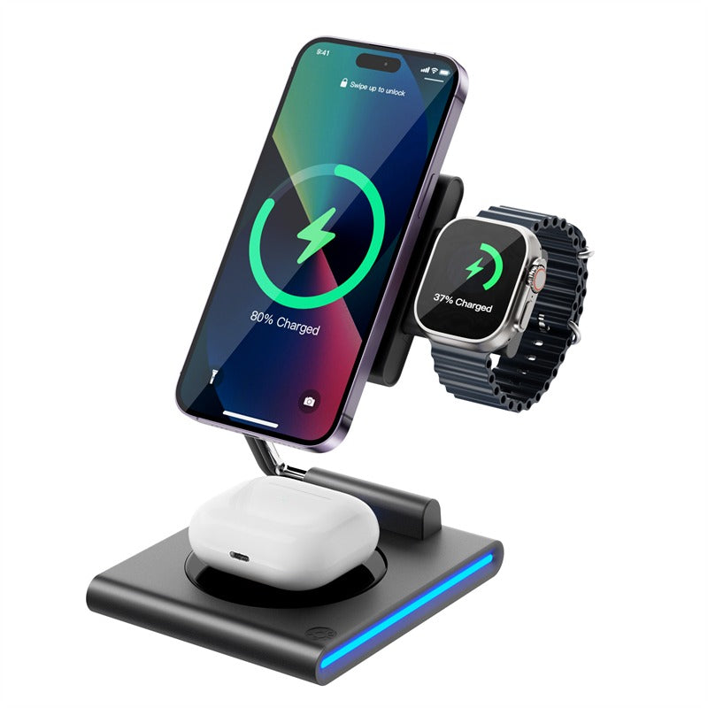 WIWU Wi-WO23 WIRELESS CHARGER - BLACK