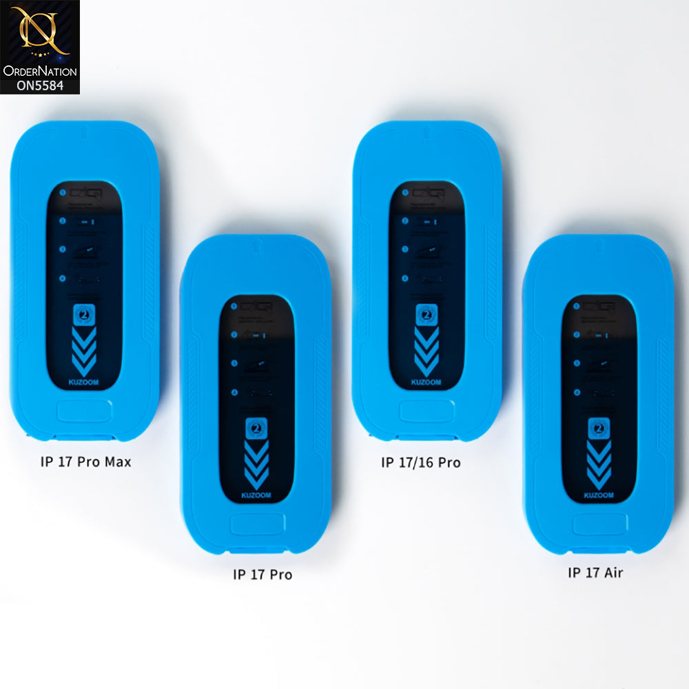 iPhone 17 Pro Max Screen Protector - Black - KUZOOM 2 Pack Privacy Screen Protector Install kit