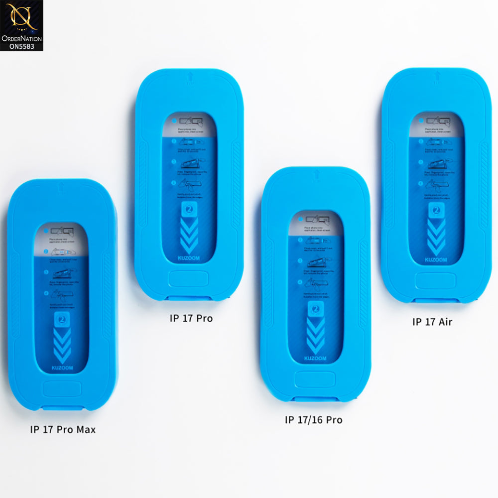 iPhone 17 Pro Max Screen Protector - Transparent - KUZOOM 2 Pack Screen Protector Install kit