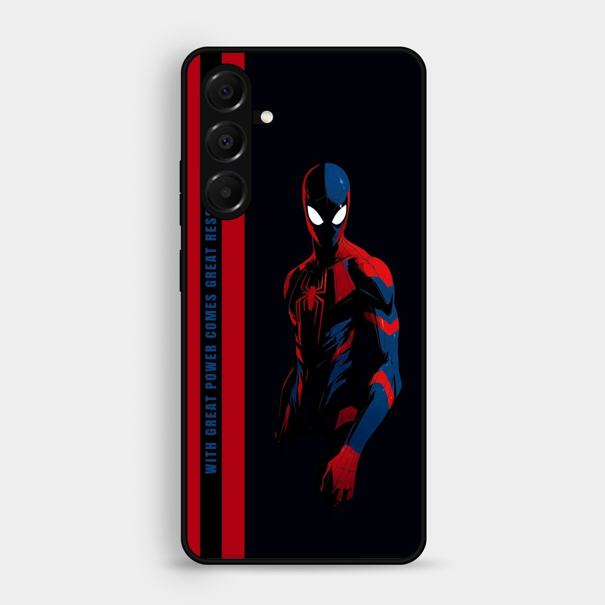 Samsung Galaxy A16 Spiderman Wallpapers Premium Metal Printed Soft Bumper Shock Proof Case