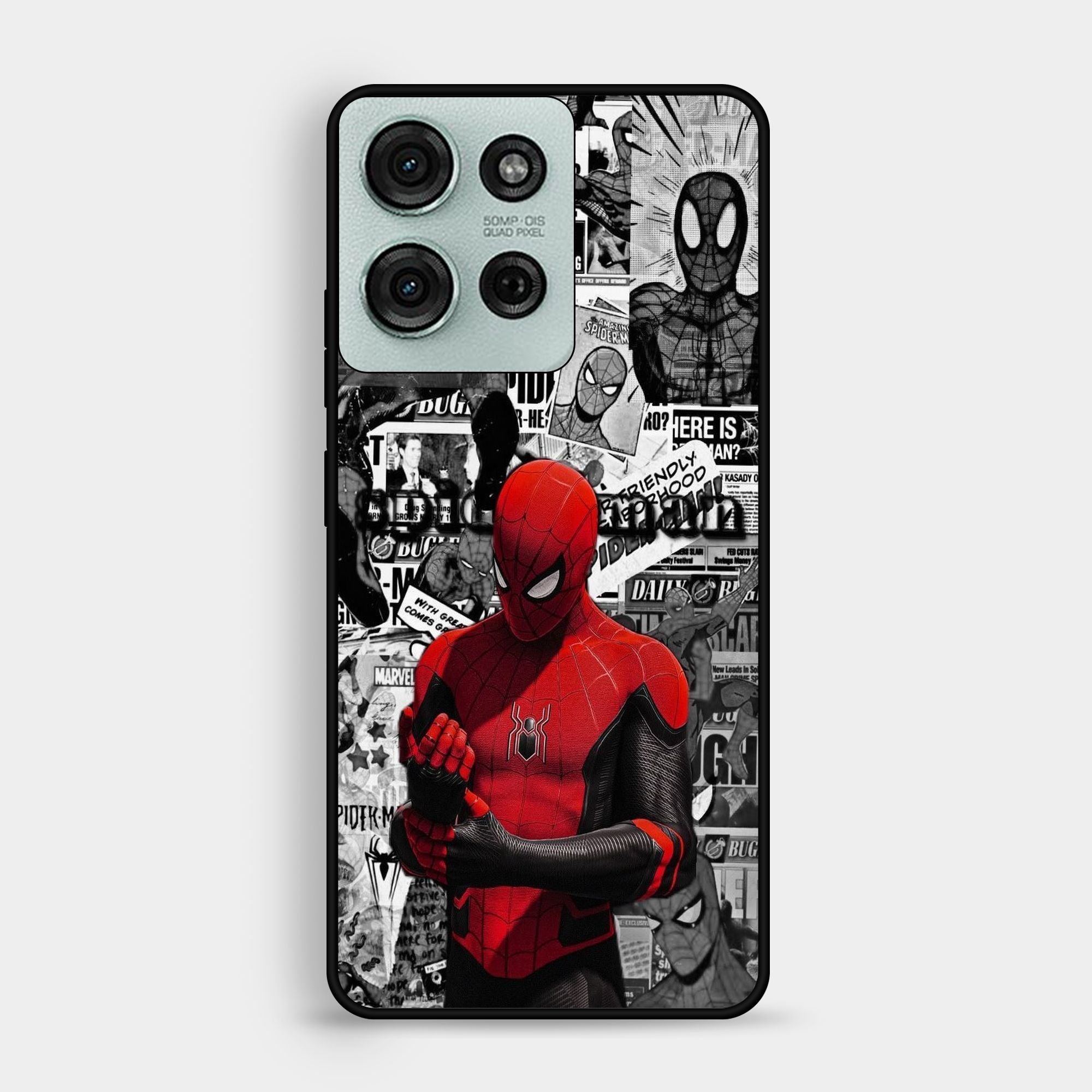 Motorola Moto G75 - Spiderman Wallpapers - Premium Glossy Phone Case