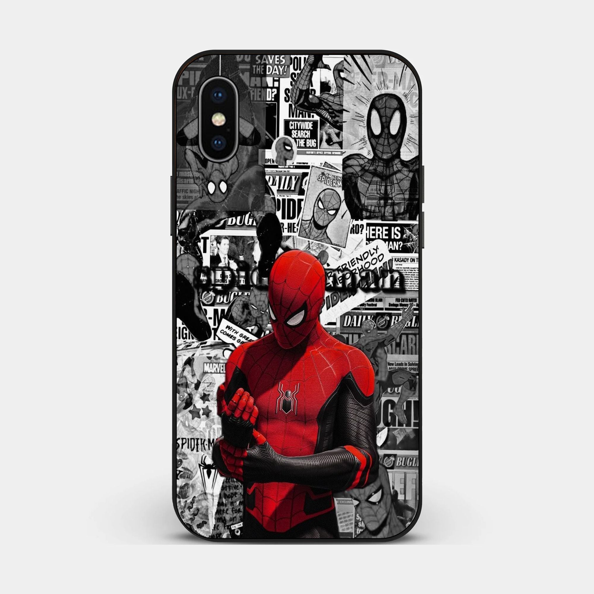 iPhone XS Max - Spiderman Wallpapers - Premium Glossy Phone Case