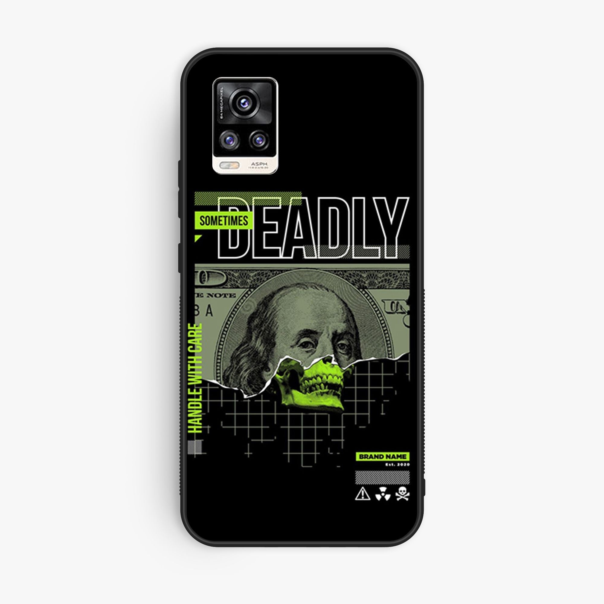 Vivo V20 Design 076 Premium Glossy Phone Case