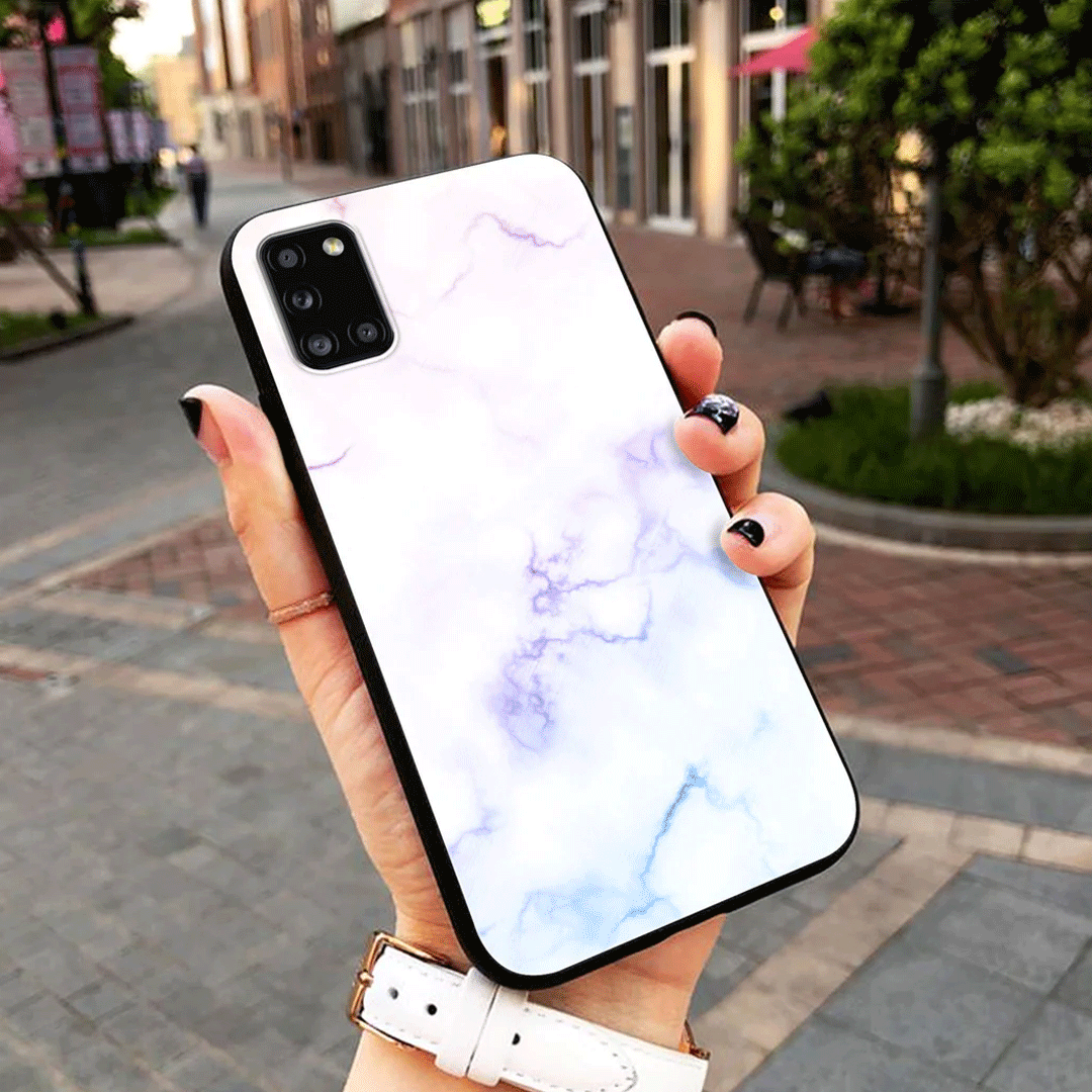 White Marble Trending Designs Premium Glass Case All Models