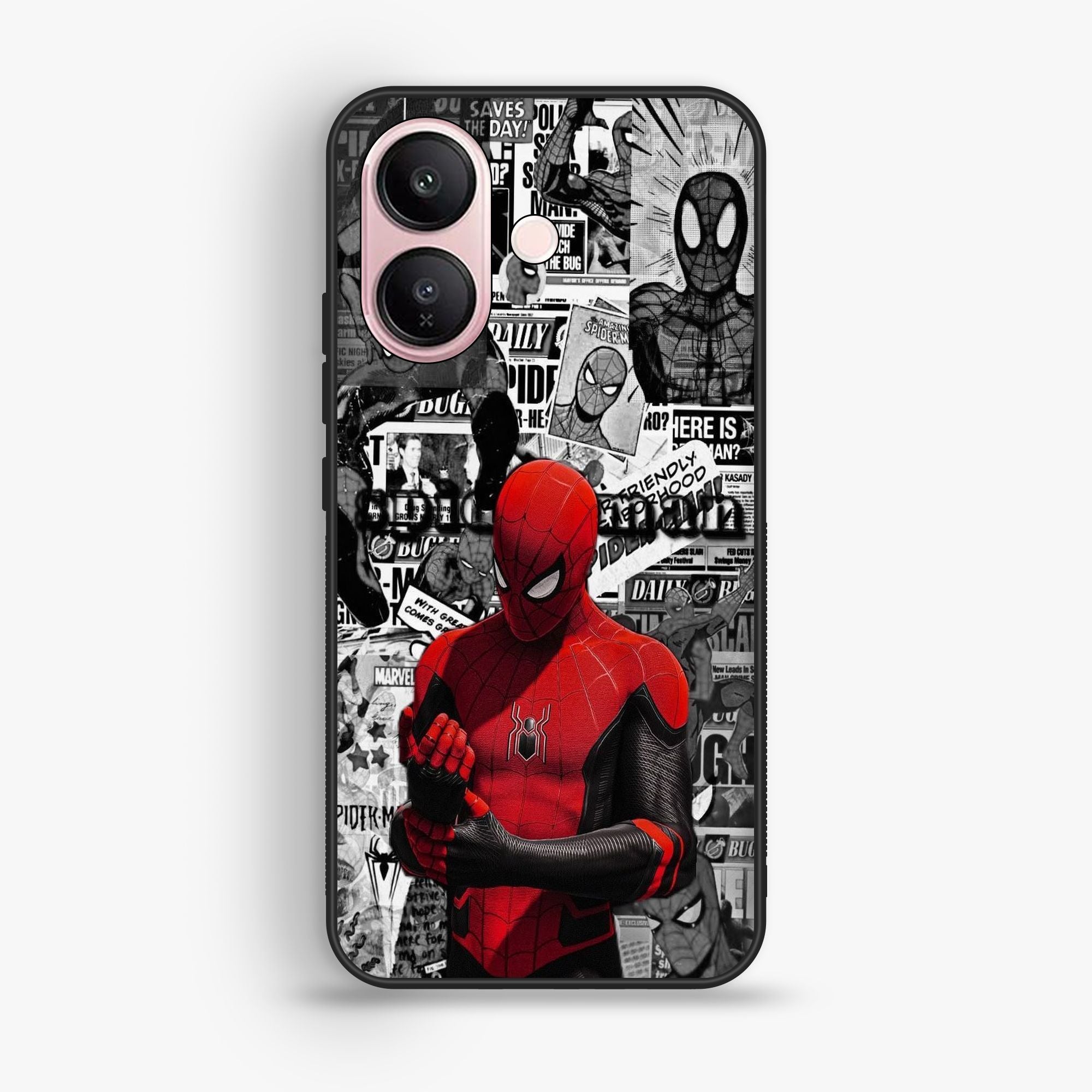 VIVO V60 Lite - Spiderman Wallpapers - Premium Glossy Phone Case