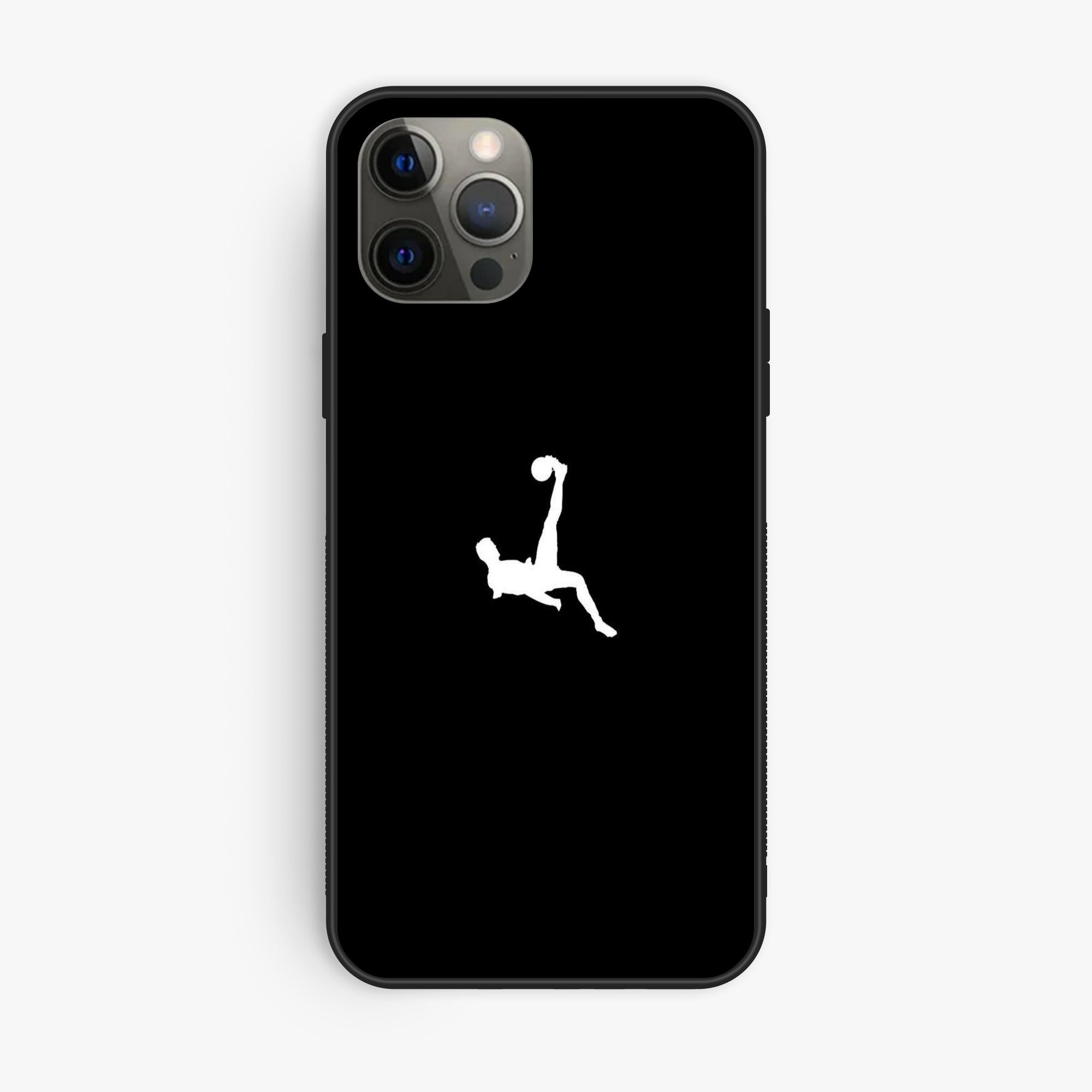 iPhone 12 Pro - A Silhouette Of Man Doing - Premium Glossy Phone Case