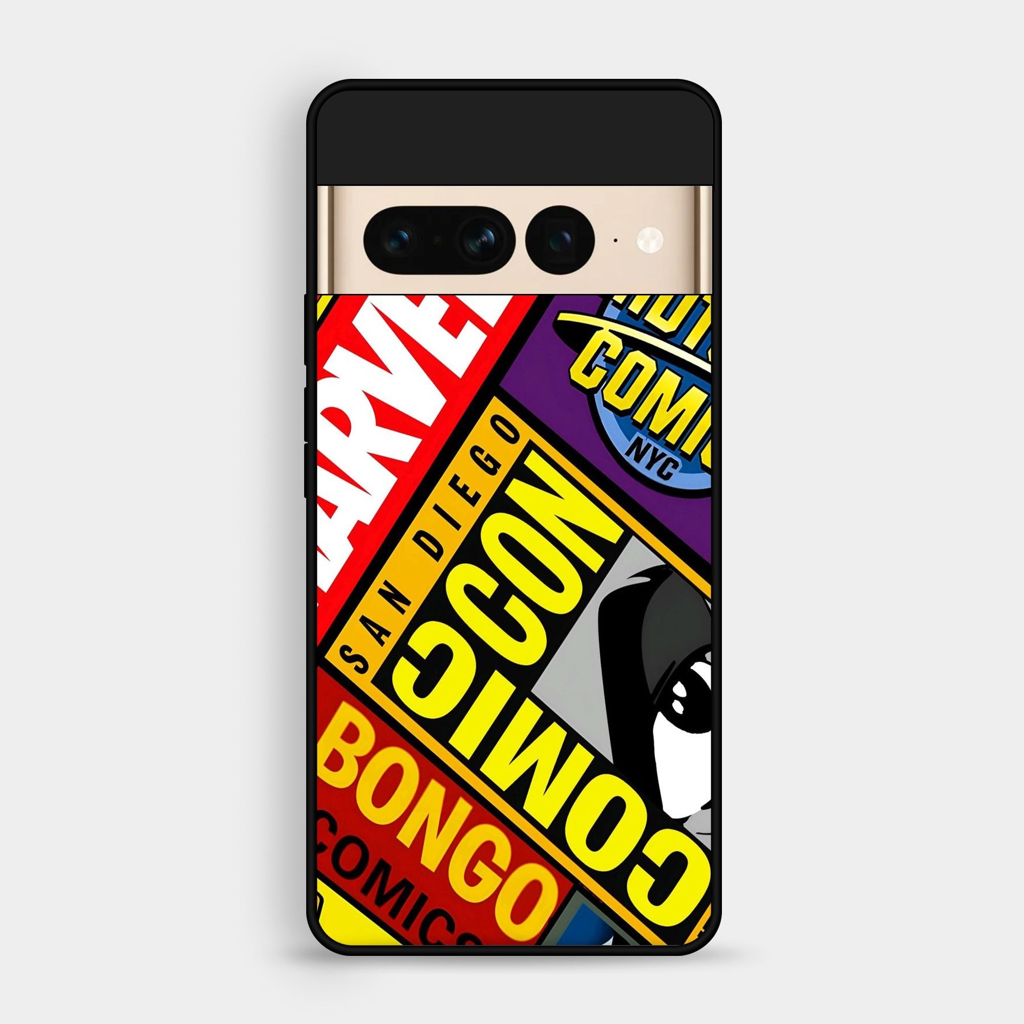 Google Pixel 7 Pro A Bunch Of Comics On - Premium Metal Printed Soft Bumper Shock Proof Case