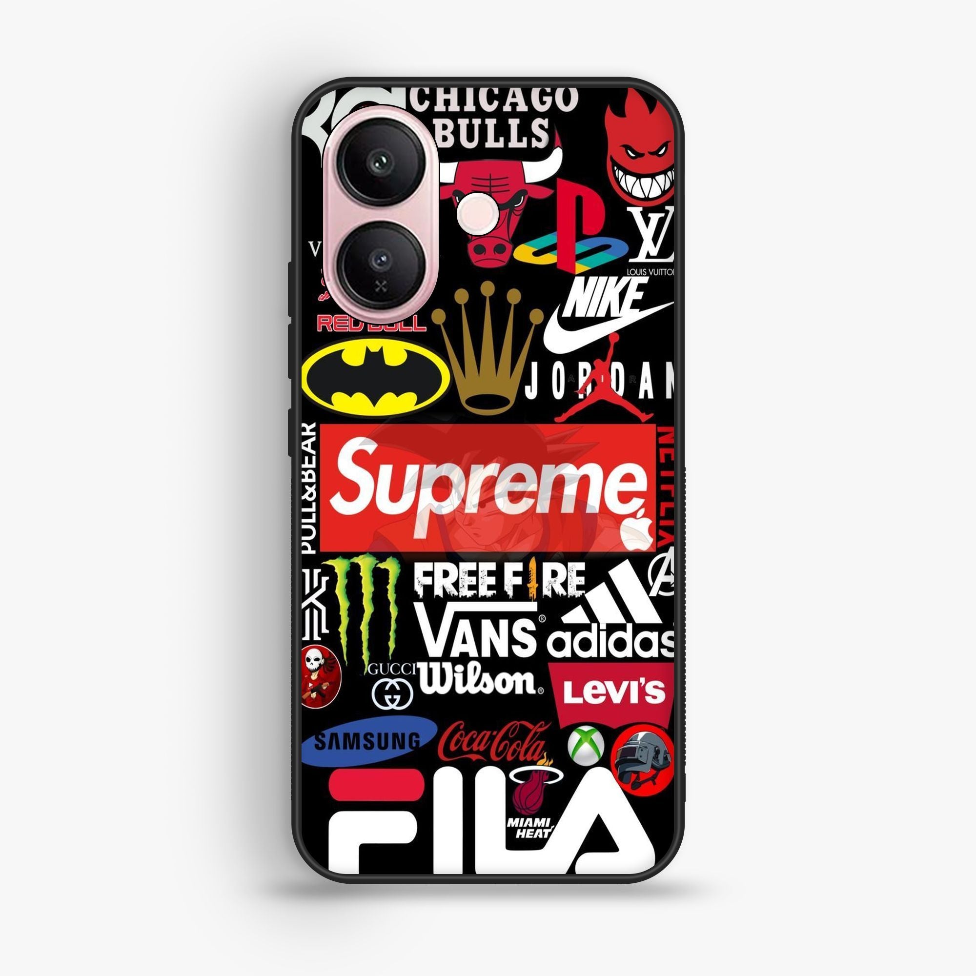 VIVO V60 Lite - A Poster With The Logos - Premium Glossy Phone Case