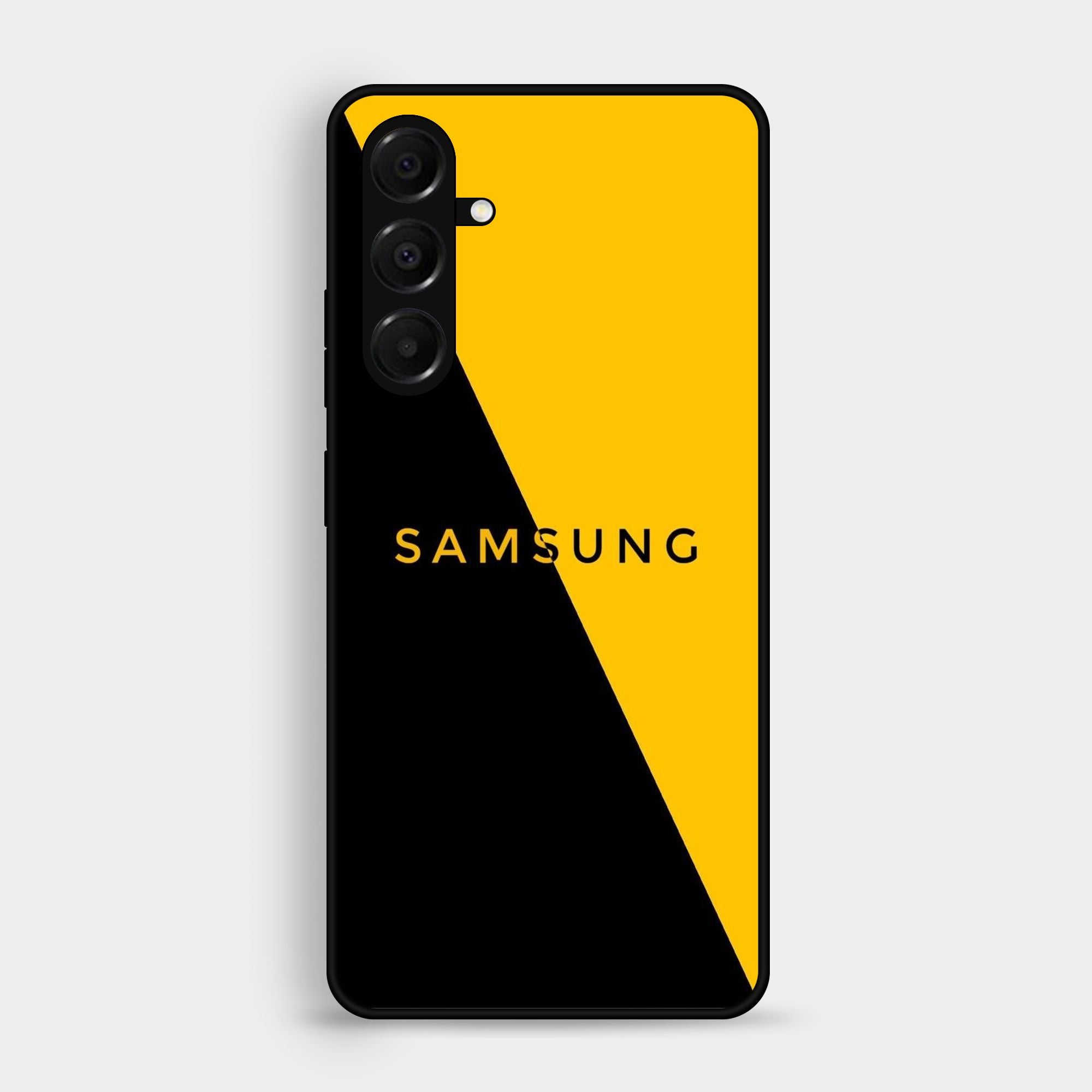 Samsung Samsung Galaxy S23 FE Yellow Black Samsung Premium Glossy Phone Case