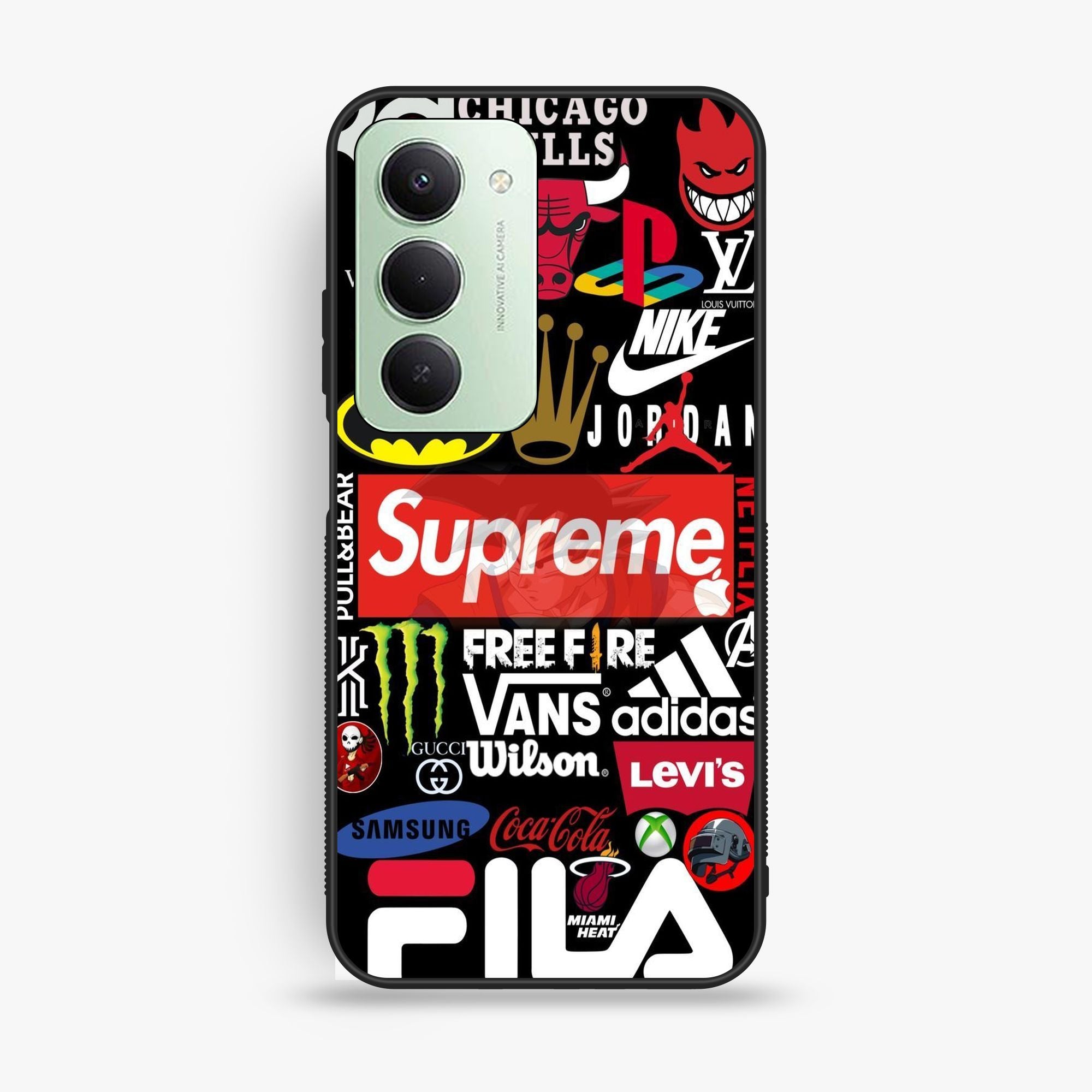 Xiaomi Redmi 15 - A Poster With The Logos - Premium Glossy Phone Case