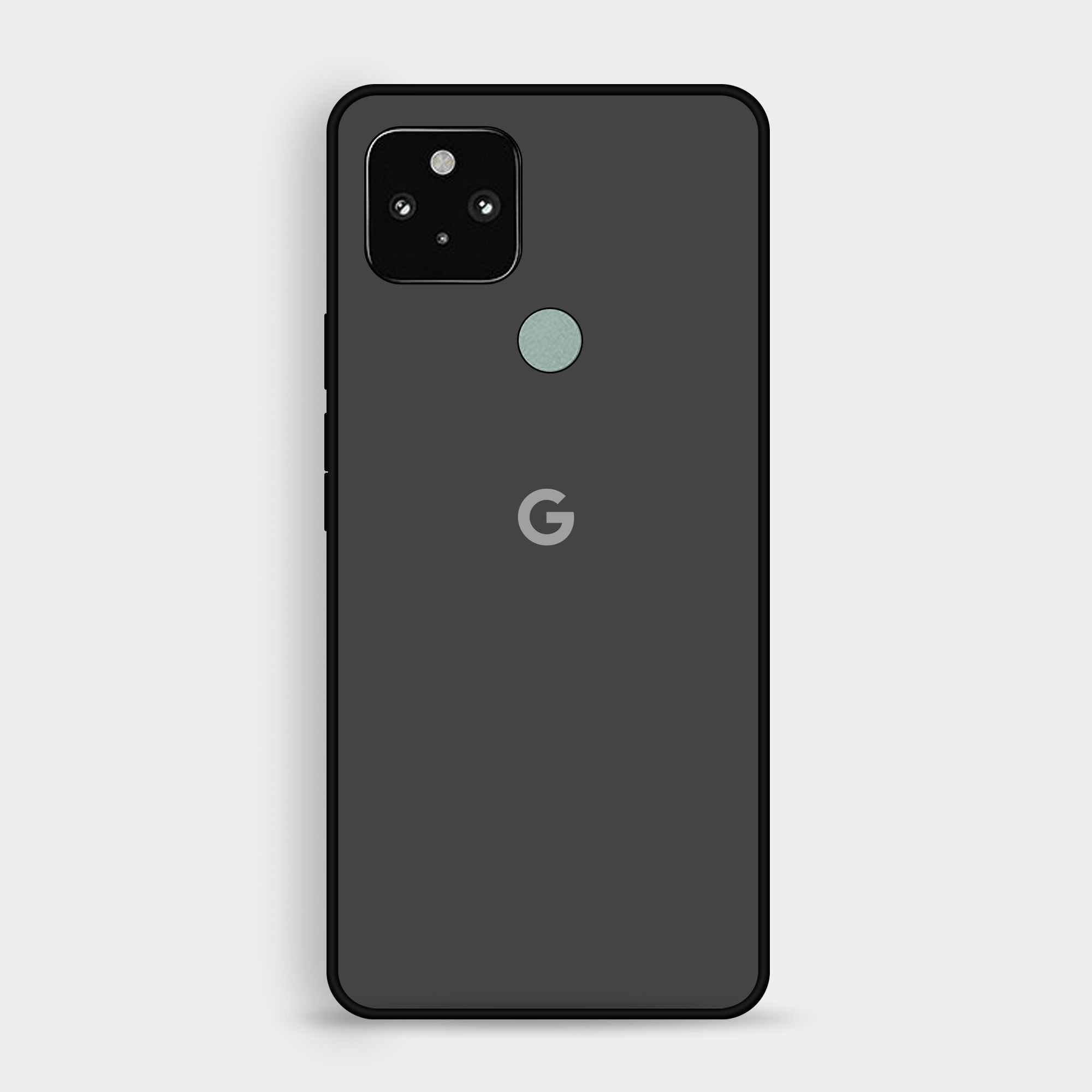 Google Pixel Google Pixel 5 XL Dark Gray Pixel Logo Premium Glossy Phone Case
