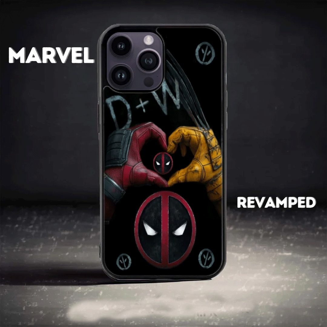 Marvel series Premium Glass Phone Case All Models