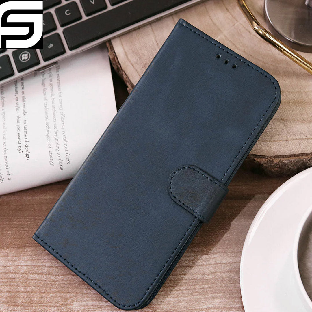 iIphone 15 pro Cover  Premium Business Series Magnetic Leather Wallet Flip book Card Slots Soft Case