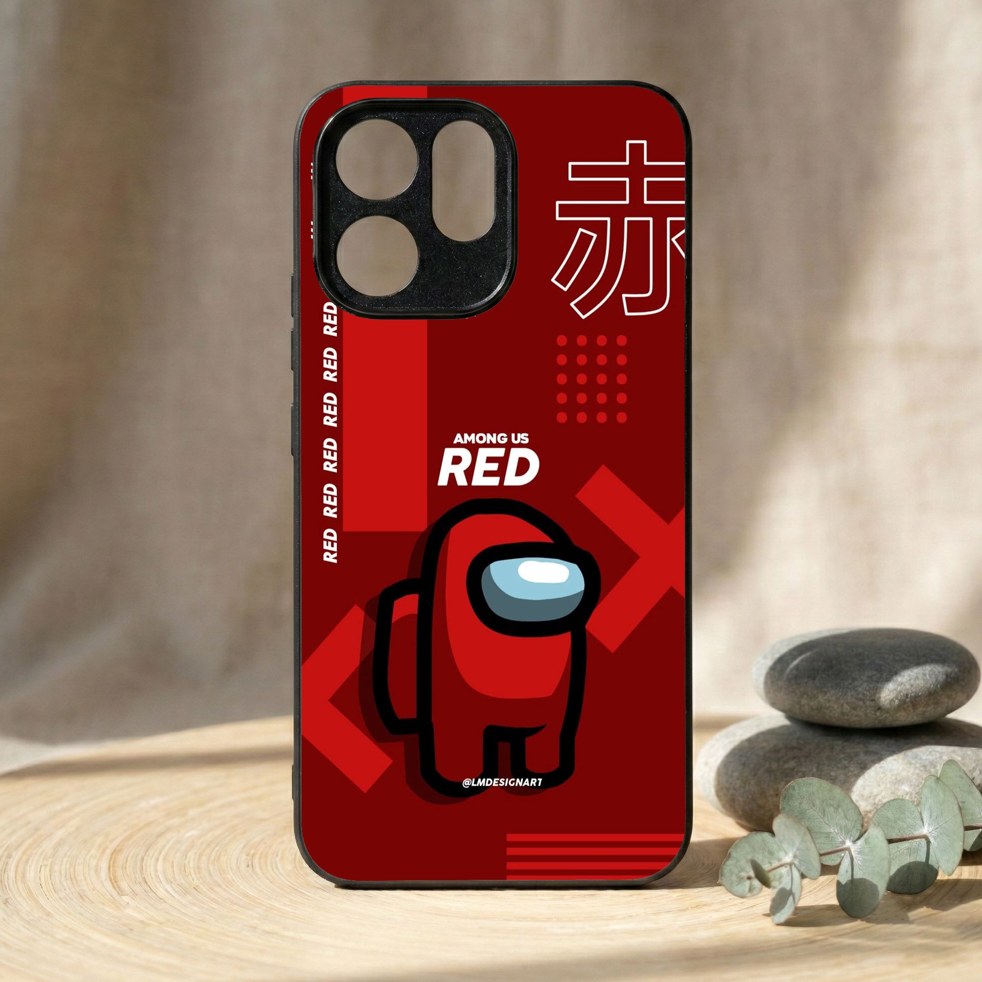 Oppo Reno 15 Pro - A Red Robot With Background - Premium Glossy Phone Case 4f5b9ca7e68b066948375874a93044c9 Mobile Phone Cases