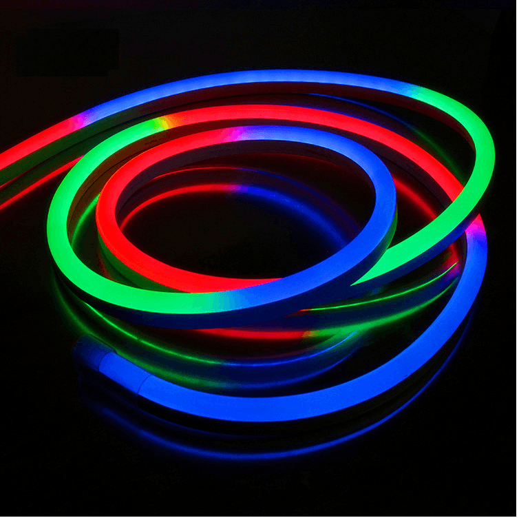 5-Meter Multicolor LED Neon Light  Remote & Mobile Control for Customizable Decor - Futurestore.pk