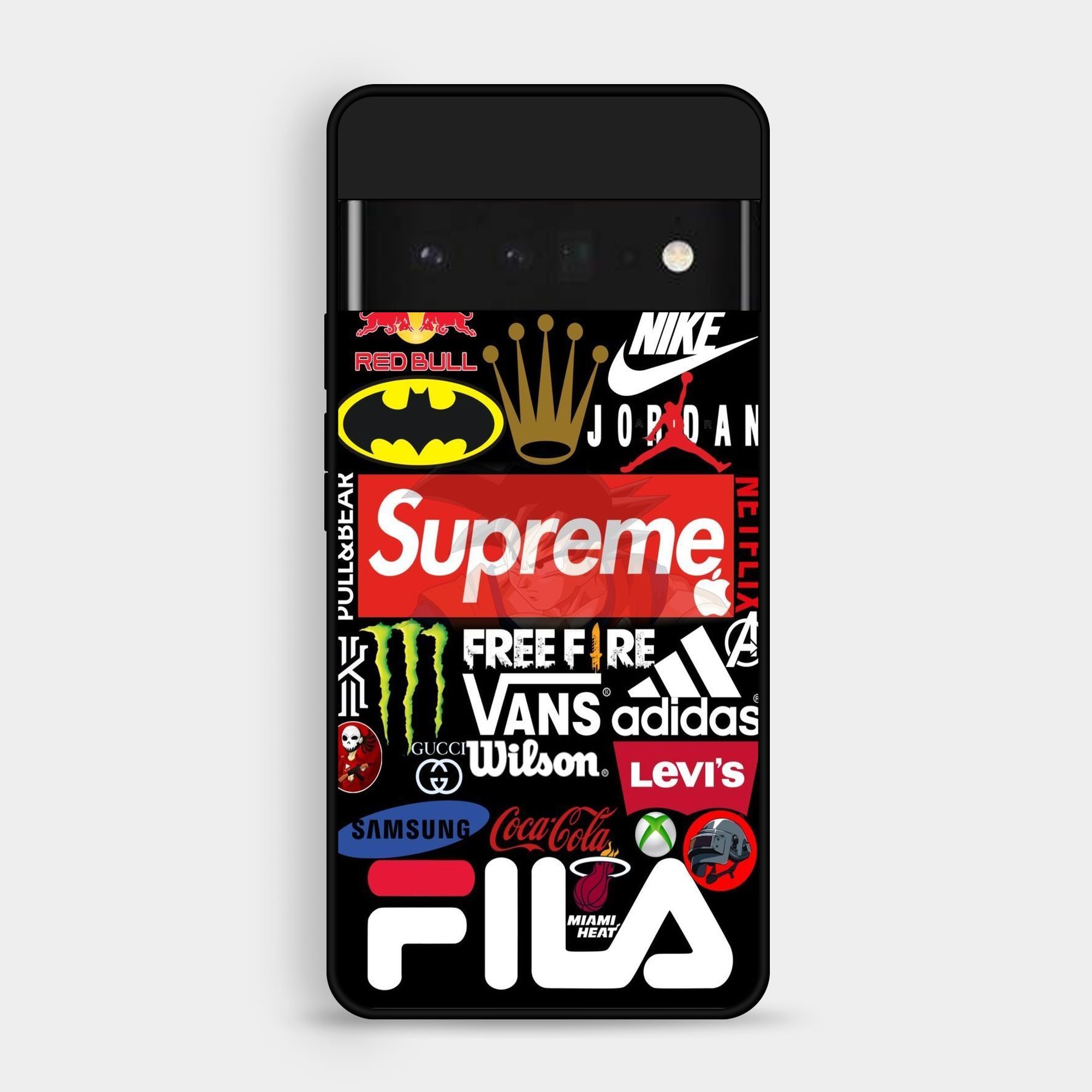 Google Pixel 6 Pro - A Poster With The Logos - Premium Glossy Phone Case