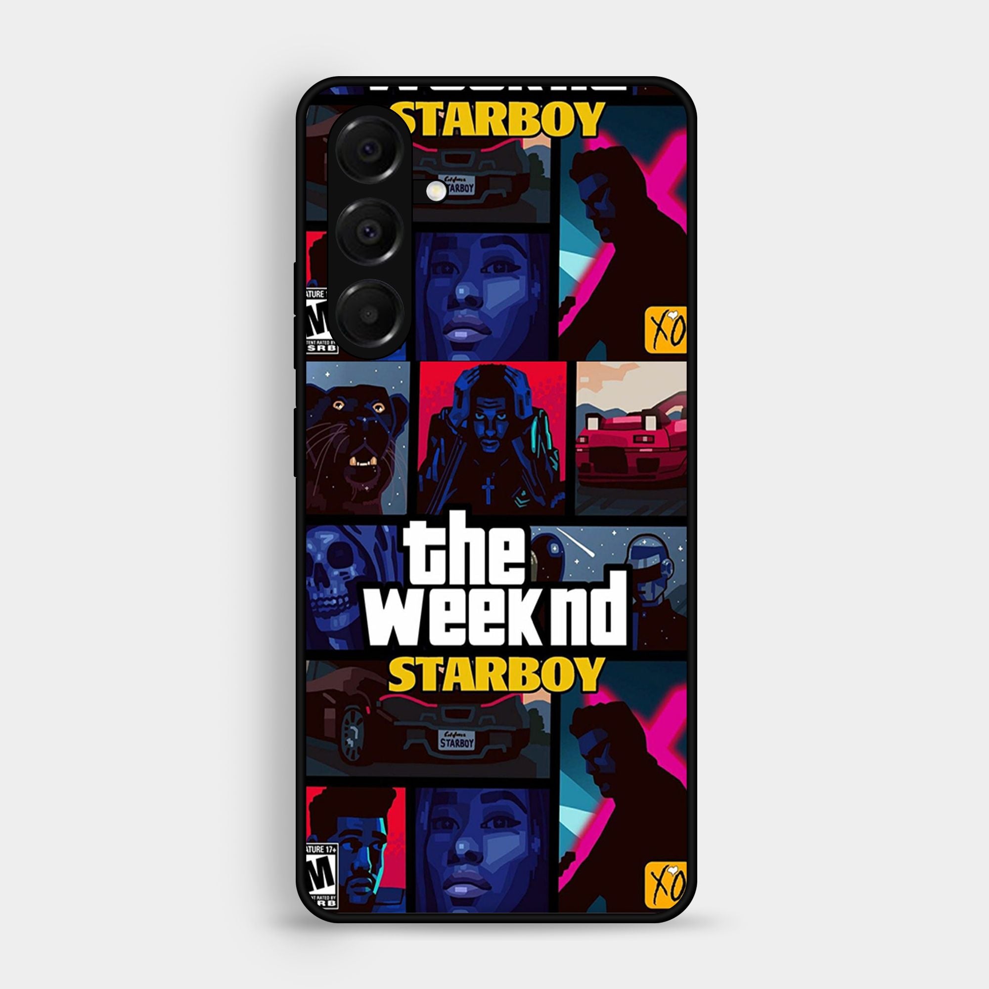 Samsung Samsung Galaxy A05s The Weeknd Star Boy Premium Metal Printed soft Bumper shock Proof Case