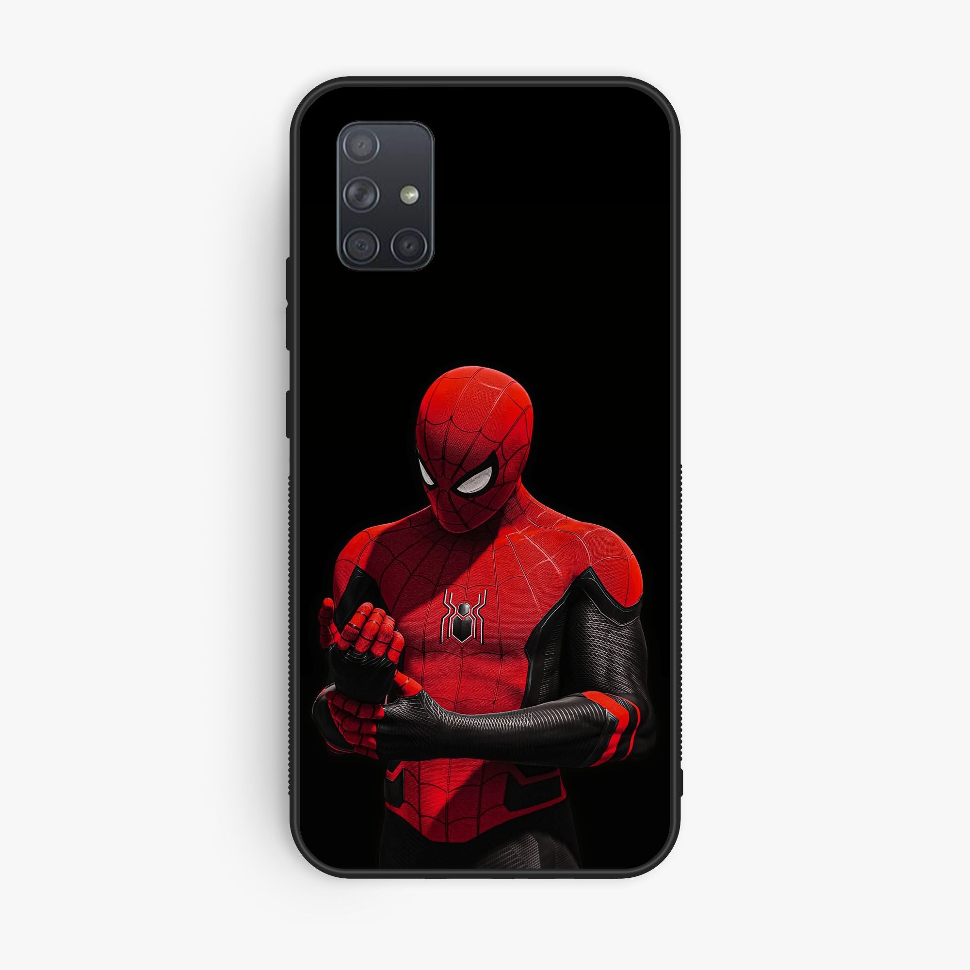 Samsung Galaxy A51 Spiderman Wallpaper By The - Premium Metal Printed Soft Bumper Shock Proof Case